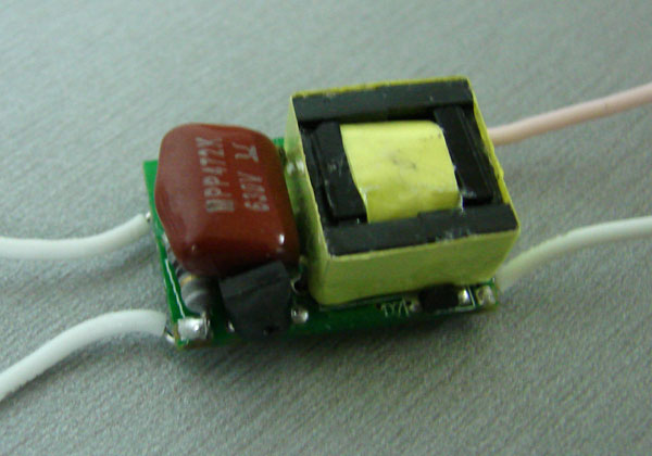 Простой LED драйвер для 3w светодиода на PT